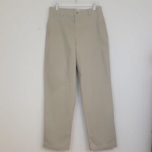 Eddie Bauer Taupe Tan Khaki Straight Leg Pants 32 X 32